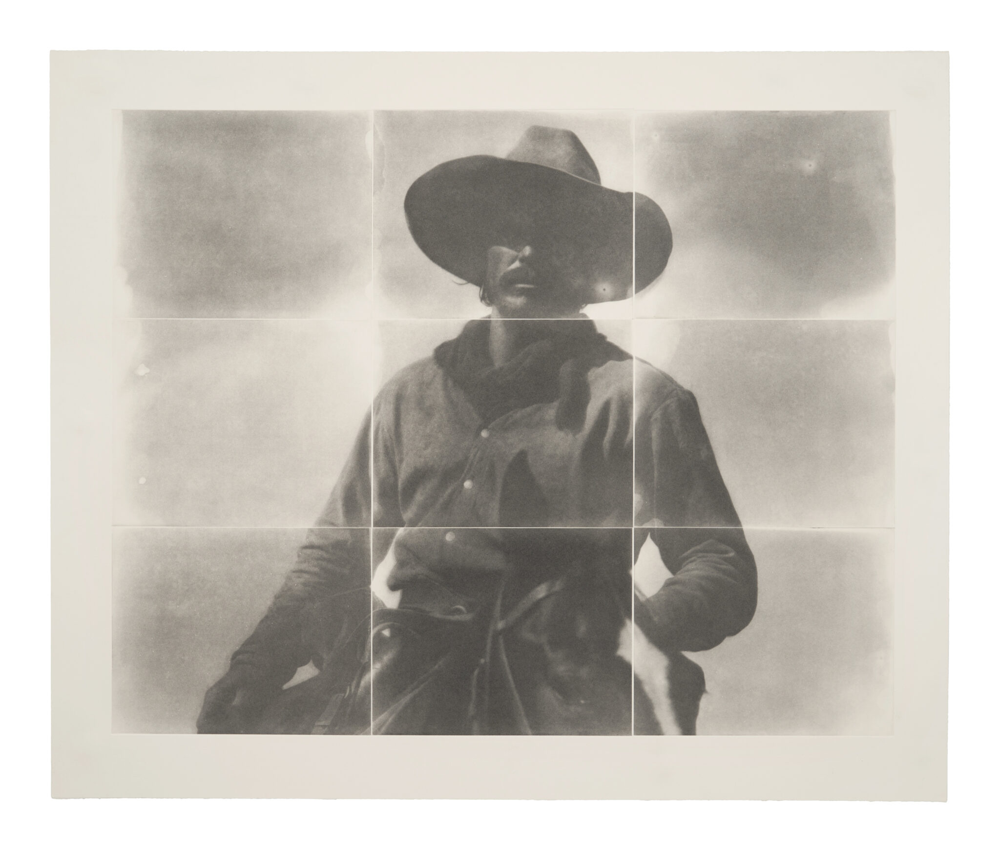 Cowboy 4 Photopolymer intaglio/ unique edition of 10 + 1 AP / 2025.
